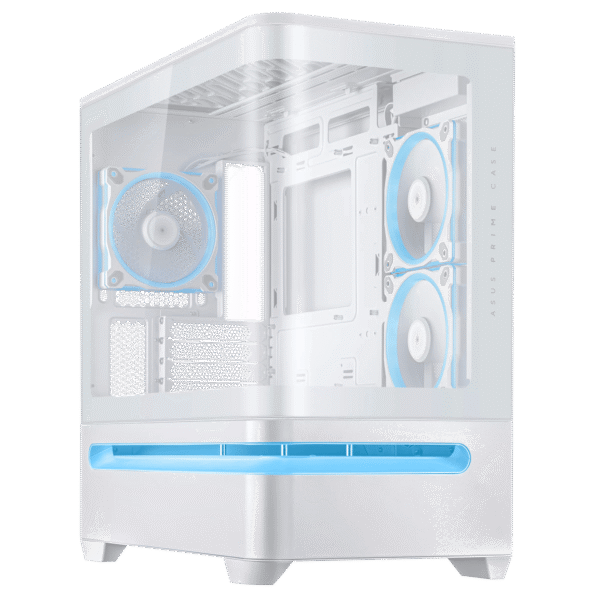 ASUS Prime AP202 ARGB mATX White Chassis