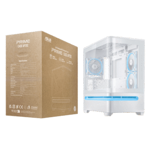 ASUS Prime AP202 ARGB mATX White Chassis - Image 7