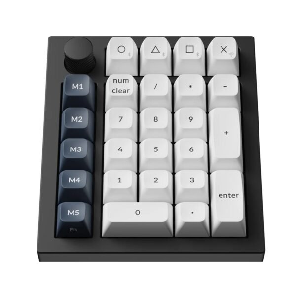 Keychron Q0 Max QMK Gateron Jupiter Red RGB Wireless Custom Number Pad Carbon Black