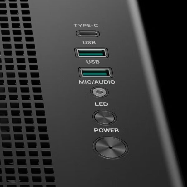 DeepCool CG590U 5F ATX ARGB Gaming Chassis - Black