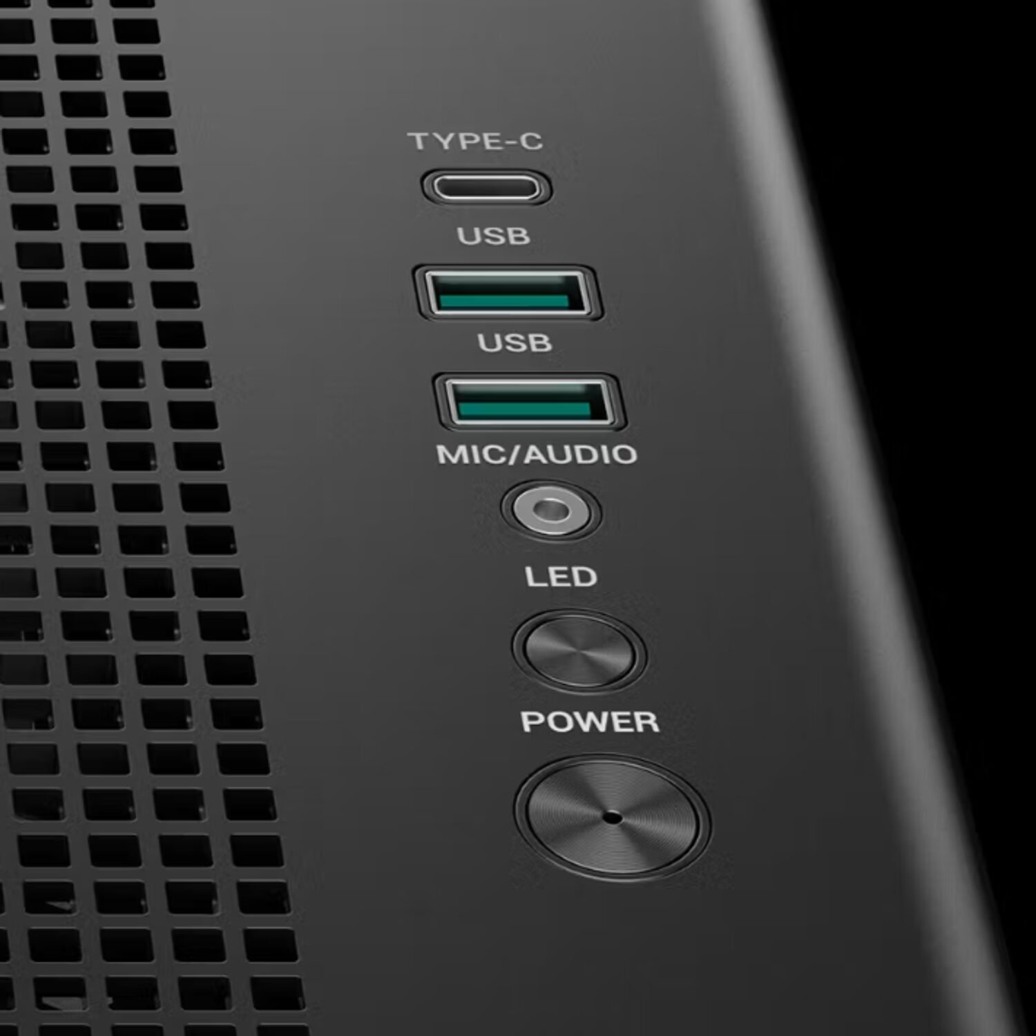 DeepCool CG590U 5F ATX ARGB Gaming Chassis - Black - Image 8