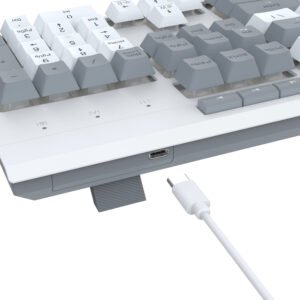 Redragon S151 Wired RGB Gaming Keyboard and Mouse Combo - White and Grey - Image 5