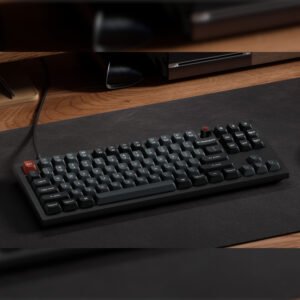 Keychron V3 Ultra 80% 8K Red Switch Hot-Swap RGB Wireless Keyboard - Black - Image 5