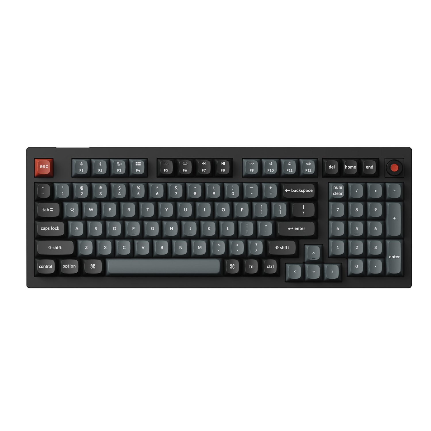 Keychron V5 Ultra 96% 8K Red Switch Hot-Swapple Silk POM RGB Wireless Keyboard - Image 2