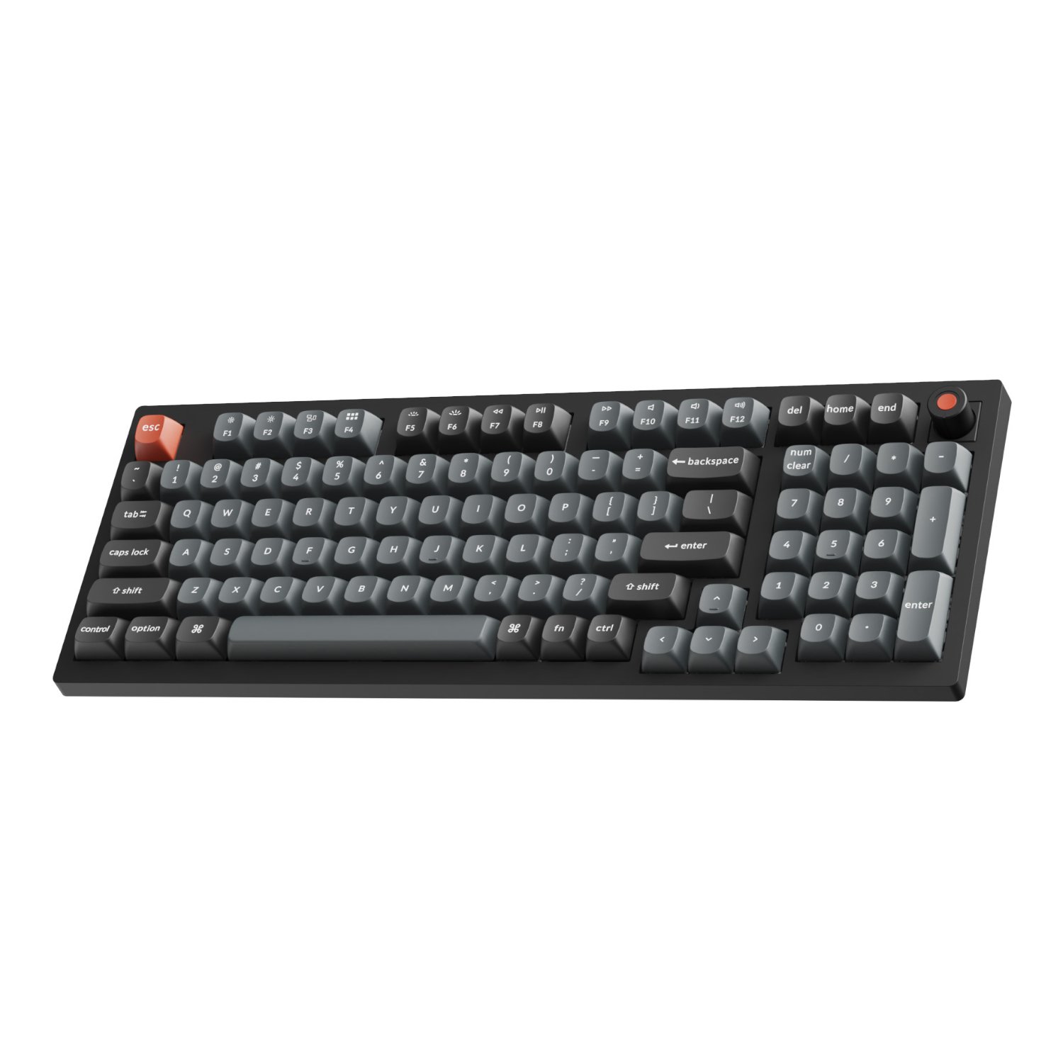 Keychron V5 Ultra 96% 8K Red Switch Hot-Swapple Silk POM RGB Wireless Keyboard - Image 4