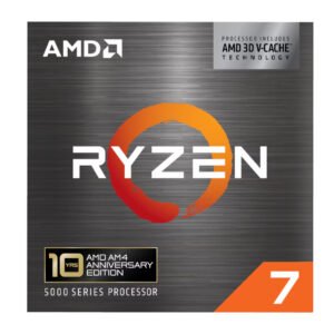 Alternative view of AMD Ryzen™ 7 5800X3D 8-Core 3.4GHz AM4 CPU