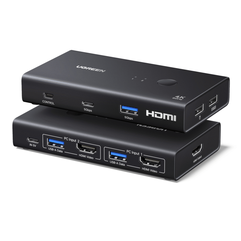 UGreen HDMI 2.0 KVM Switch 2-In-1 Out