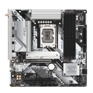 Alternative view of ASRock B760M Pro RS WiFi Intel LGA 1700 MATX Gaming Motherboard