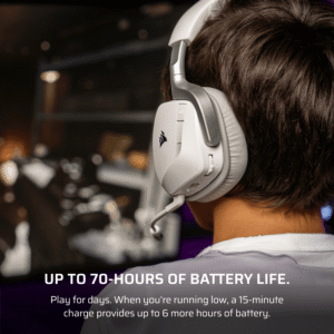 CORSAIR VOID v2 WIRELESS Gaming Headset - White - Image 9