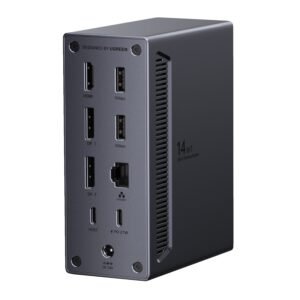 UGreen 14-in-1 USB Type-C TO USB/2x HDMI/DP/RJ45 Docking Station - Image 2