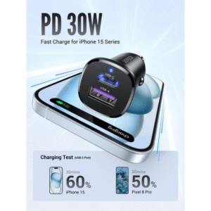 UGREEN Car Charger Fast Charging 30W 2Ports - Image 3