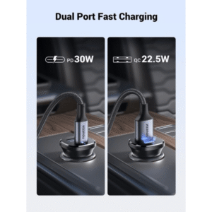 UGREEN Car Charger Fast Charging 30W 2Ports - Image 6