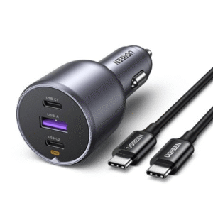 UGREEN 130W USB-C 3-port Car Charger - Image 2