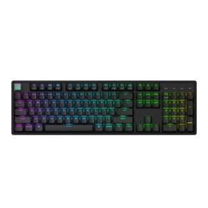 Alternative view of Keychron K10 HE 100% Hot-Swap Gateron Dbl-Rail Nebula Switch RGB Wireless Keyboard - Black