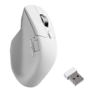 Keychron M6S-A24 PixArt 3950 8K 30000DPI Wireless Mouse (BT/2.4GHz/Wired) - White - Image 2