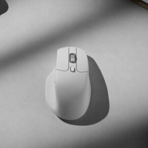 Keychron M6SB72 1K Wireless Mouse (BT/2.4GHz/Wired) with Huano silent Micro switch and premium wheel - White - Image 2
