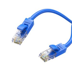 Alternative view of UGREEN Cat6 UTP Flat Ethernet Blue Cable - 1 Metre