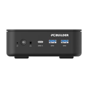 Alternative view of PCBuilder CUBE Intel Core 3-100U 12GB DDR5 512GB Windows 11 Pro Mini PC