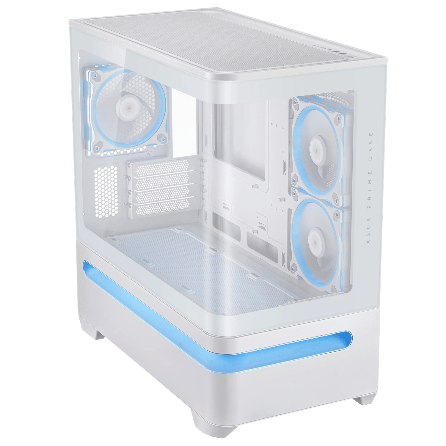 ASUS Prime AP202 ARGB mATX White Chassis - Image 2