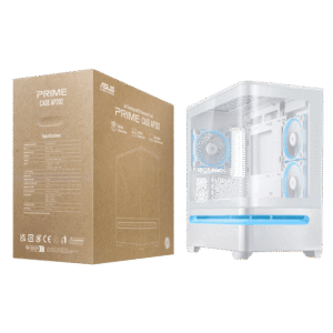 ASUS Prime AP202 ARGB mATX White Chassis - Image 7