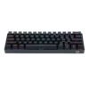 REDRAGON DRACONIC PRO Mechanical 61 Key|Bluetooth 5.0|RGB 9 Colour Modes|Rechargable Battery|Type-C Charging Cable Gaming Keyboard - Black