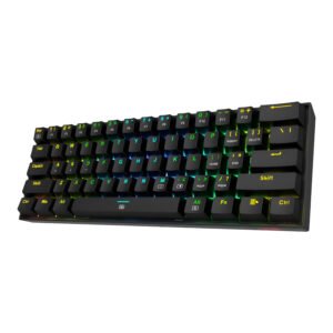 REDRAGON DRAGONBORN Wired Mechanical Keyboard RGB 67Key Design - Black - Image 2