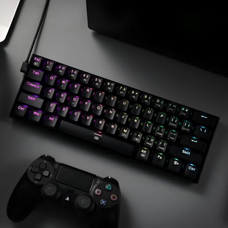 REDRAGON DRAGONBORN Wired Mechanical Keyboard RGB 67Key Design - Black