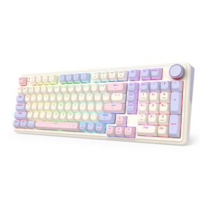 Redragon K768 EISA 100 RGB Wireless Gaming Keyboard - Lilac - Image 4
