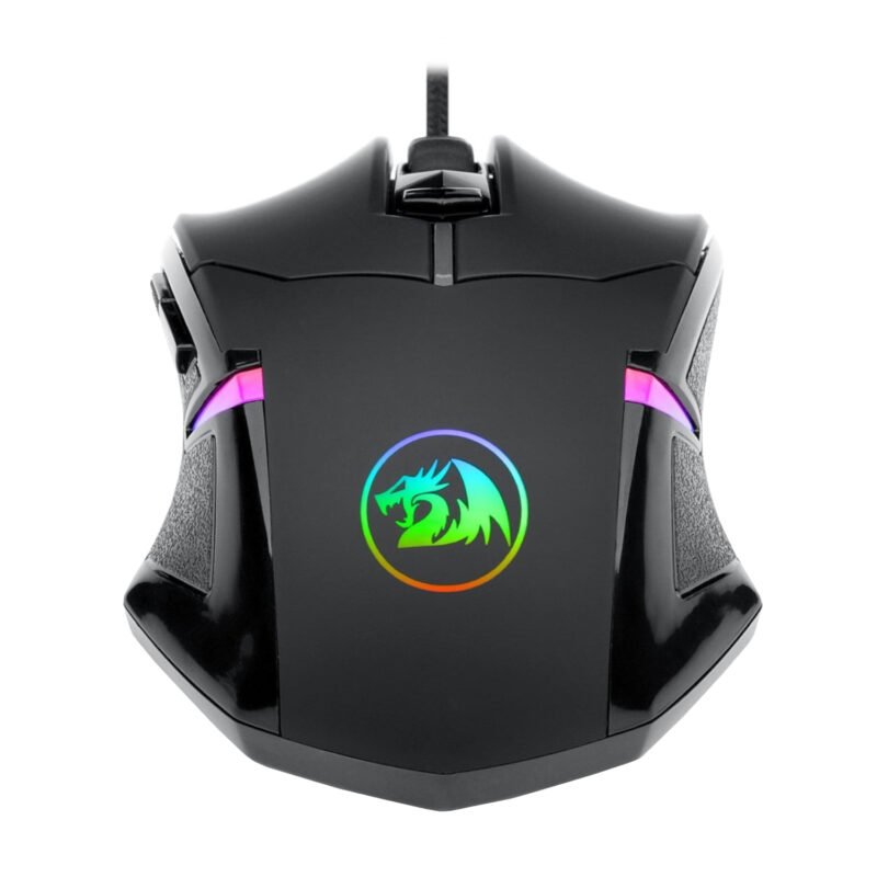 REDRAGON CENTROPHORUS 7200DPI RGB Gaming Mouse - Black