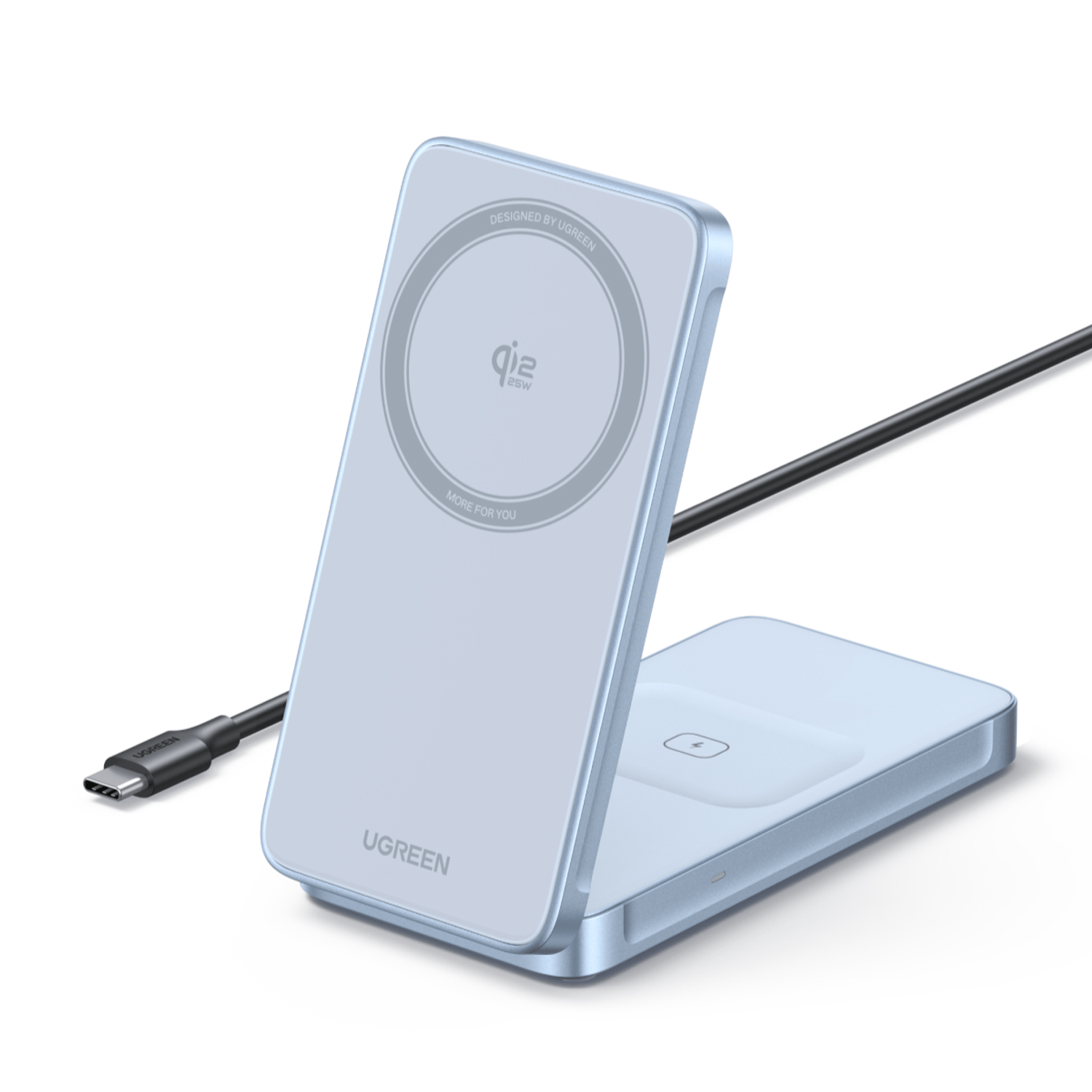 UGreen 25W 2-in-1 Magnetic Wireless Charger - Image 2