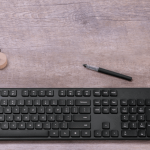 Xiaomi Wireless Keyboard and Mouse Combo on a desk