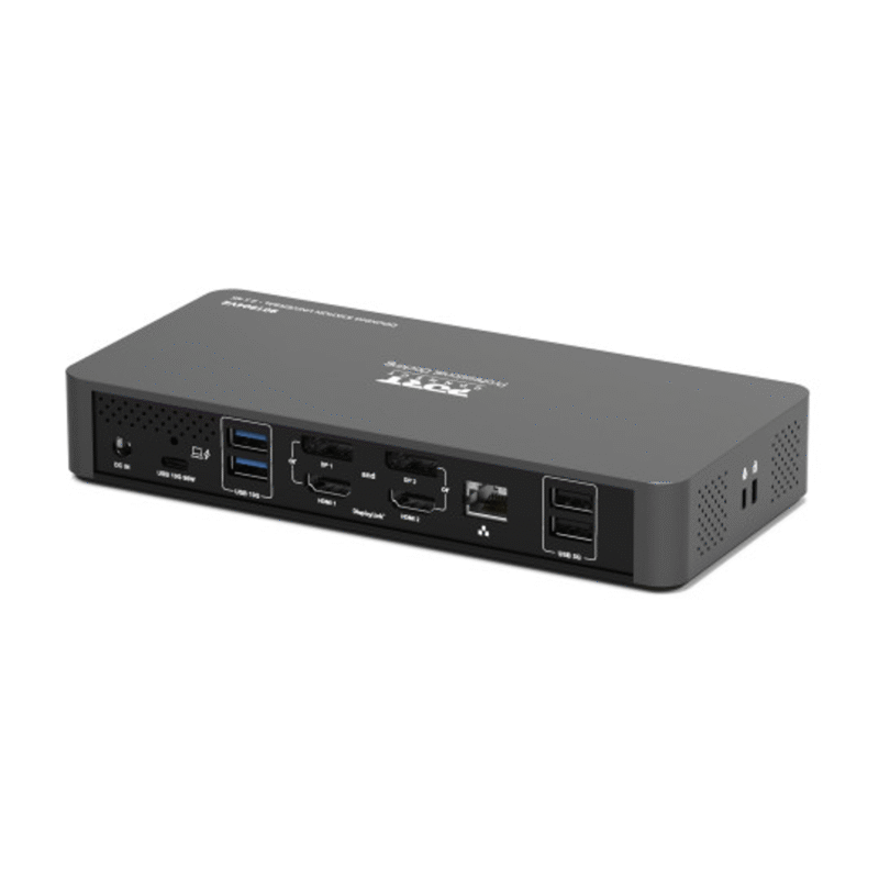 PORT2 x 4K USB-C desktop docking station 11 peripherals 96W
