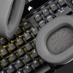 Corsair HS65 SURROUND Wired Gaming Headset — White (AP) - Image 6