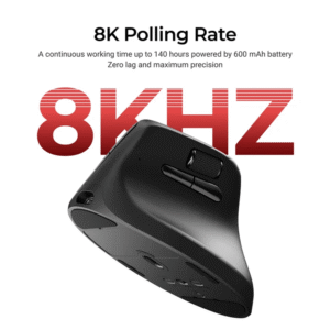 Keychron M5-A29 1K Wireless Mouse (BT/2.4GHz/Wired) - Black - Image 9