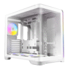 Antec C5 CURVED ARGB ATX | Micro-ATX | ITX ARGB Dual Chamber Mid-Tower Gaming Chassis - White