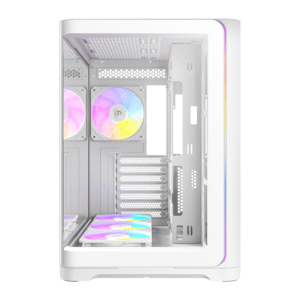 Alternative view of Antec C5 CURVED ARGB ATX | Micro-ATX | ITX ARGB Dual Chamber Mid-Tower Gaming Chassis - White
