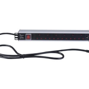 Linkbasic 6 Way Aluminium Moulded Rack Mount PDU