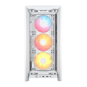 Corsair FRAME 4000D RS ARGB Modular Mid-Tower PC Case - White - Image 2