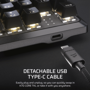 Corsair K70 CORE TKL RGB Mechanical Gaming Keyboard - Image 5