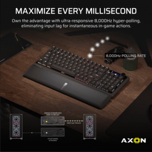 Corsair VANGUARD 96 Mechanical Gaming Keyboard, CORSAIR MLX Plasma - Black - Image 3