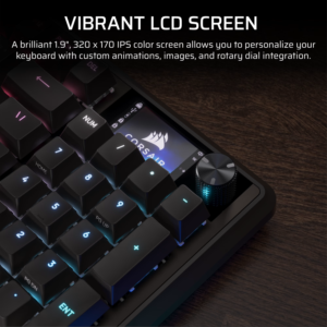 Corsair VANGUARD 96 Mechanical Gaming Keyboard, CORSAIR MLX Plasma - Black - Image 4