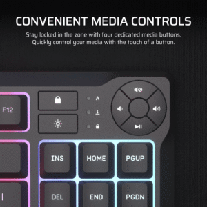 Corsair K55 CORE TKL RGB Gaming Keyboard - Image 7