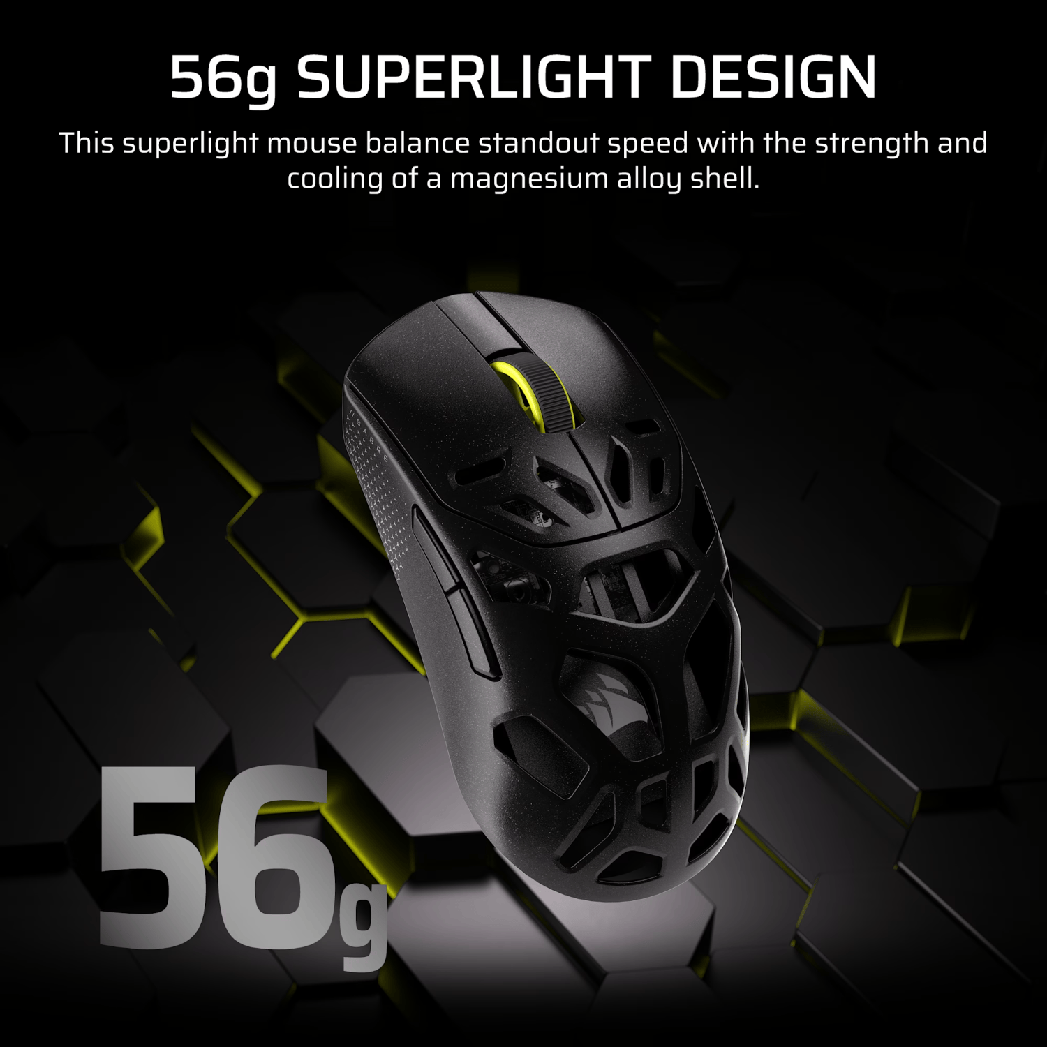 Corsair SABRE v2 PRO WIRELESS MAGNESIUM ALLOY 33000 DPI Gaming Mouse – Black - Image 6
