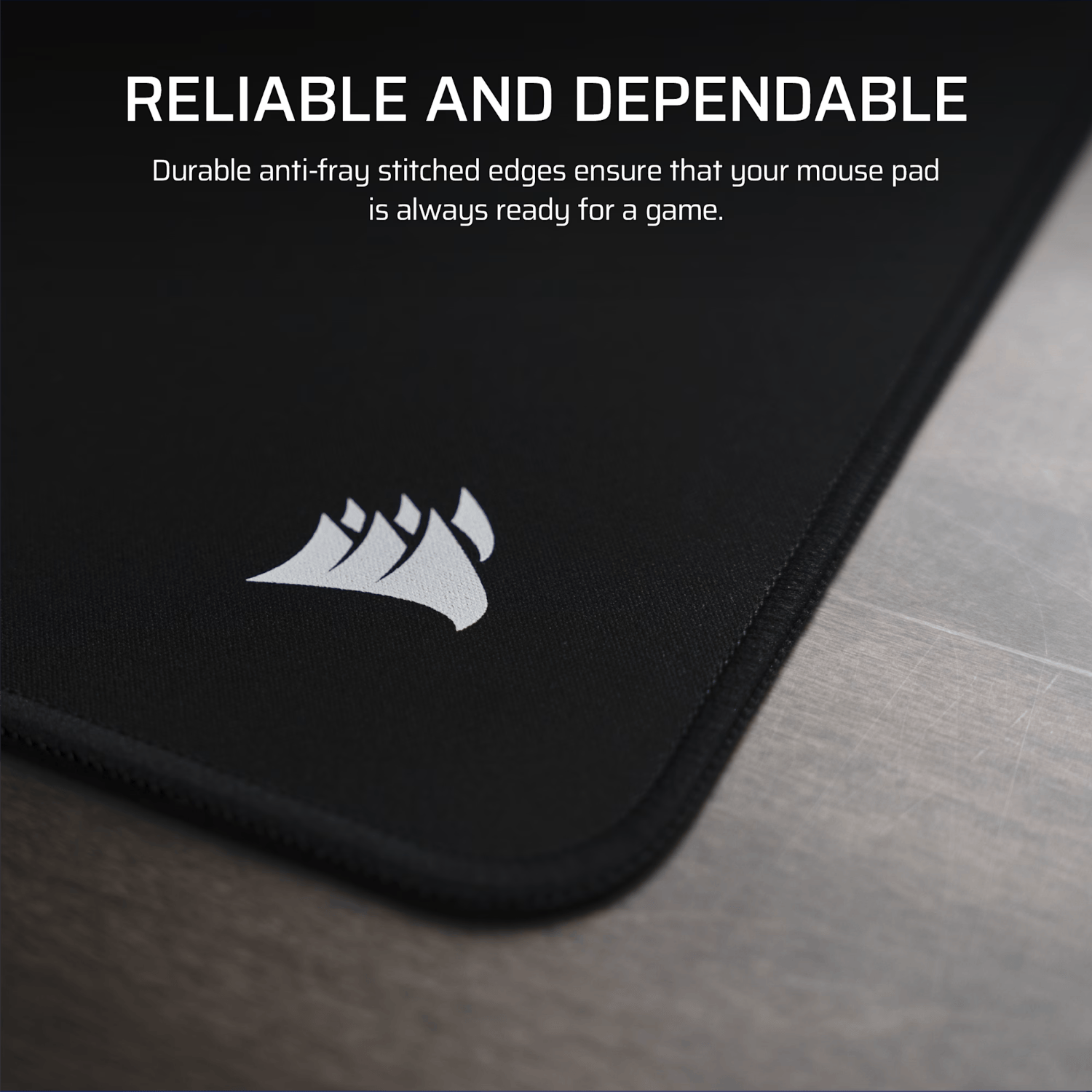 Corsair MM Anti-fray Cloth Gaming Mouse Pad XL - Black - Image 3