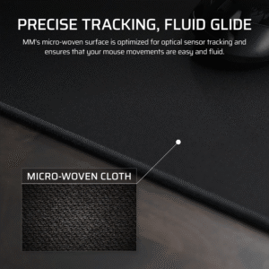 Corsair MM Anti-fray Cloth Gaming Mouse Pad XXL - Black - Image 5