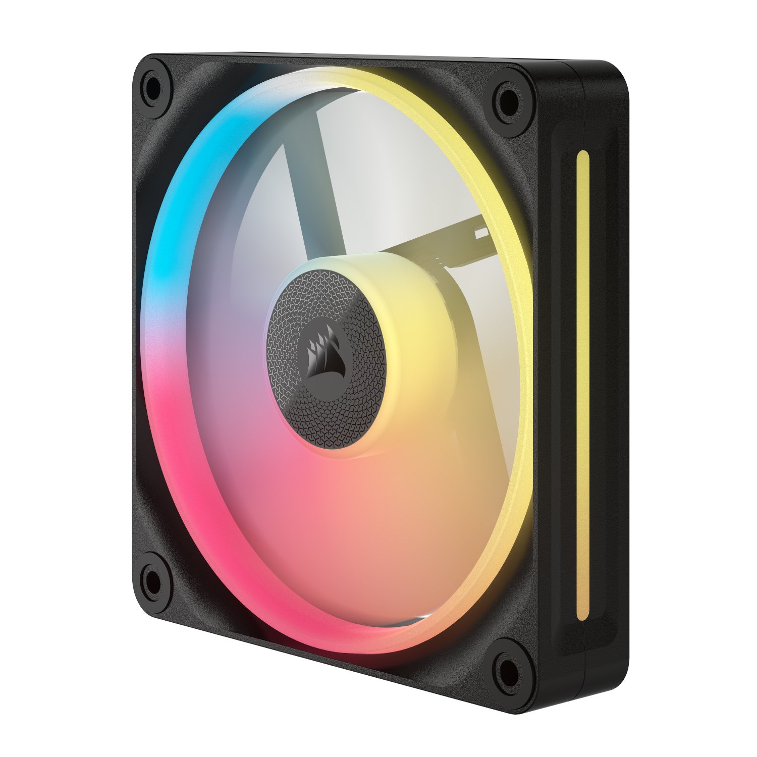 Corsair iCUE LINK LX120-R RGB 120mm PWM Reverse Fan Expansion - Black - Image 2