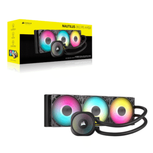 Corsair NAUTILUS 360 RS ARGB Liquid CPU Cooler - Black - Image 6