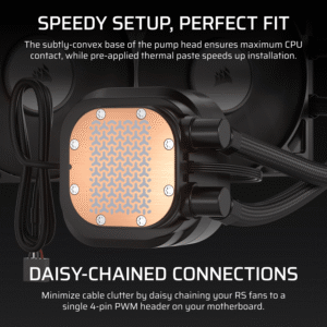 Corsair NAUTILUS 360 RS LCD Liquid CPU Cooler - Black - Image 3