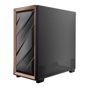 Antec FLUX SE E-ATX | ATX | Micro-ATX | ITX Mid-Tower Gaming Chassis Wood Front Panel- Black - Image 3