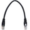 Linkbasic 22cm UTP Cat5e Flylead Black